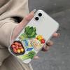 Мультяшный чехол для телефона с рисунком «Овощной Фруктовый Супермаркет» для iPhone 17 16 15 11 12 14 13 Pro Max Mini XS X XR16 Plus 17 Air Cover