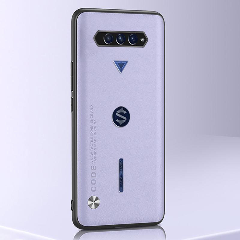 Luxury Leather Phone Case For Xiaomi Black Shark 4 3 5 Pro Cover Matte Silicone Protection Case For BlackShark 3 4 5 Pro Coque