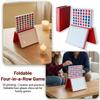 Креативный, практичный, складной набор игр «Четыре в ряд» для семей.