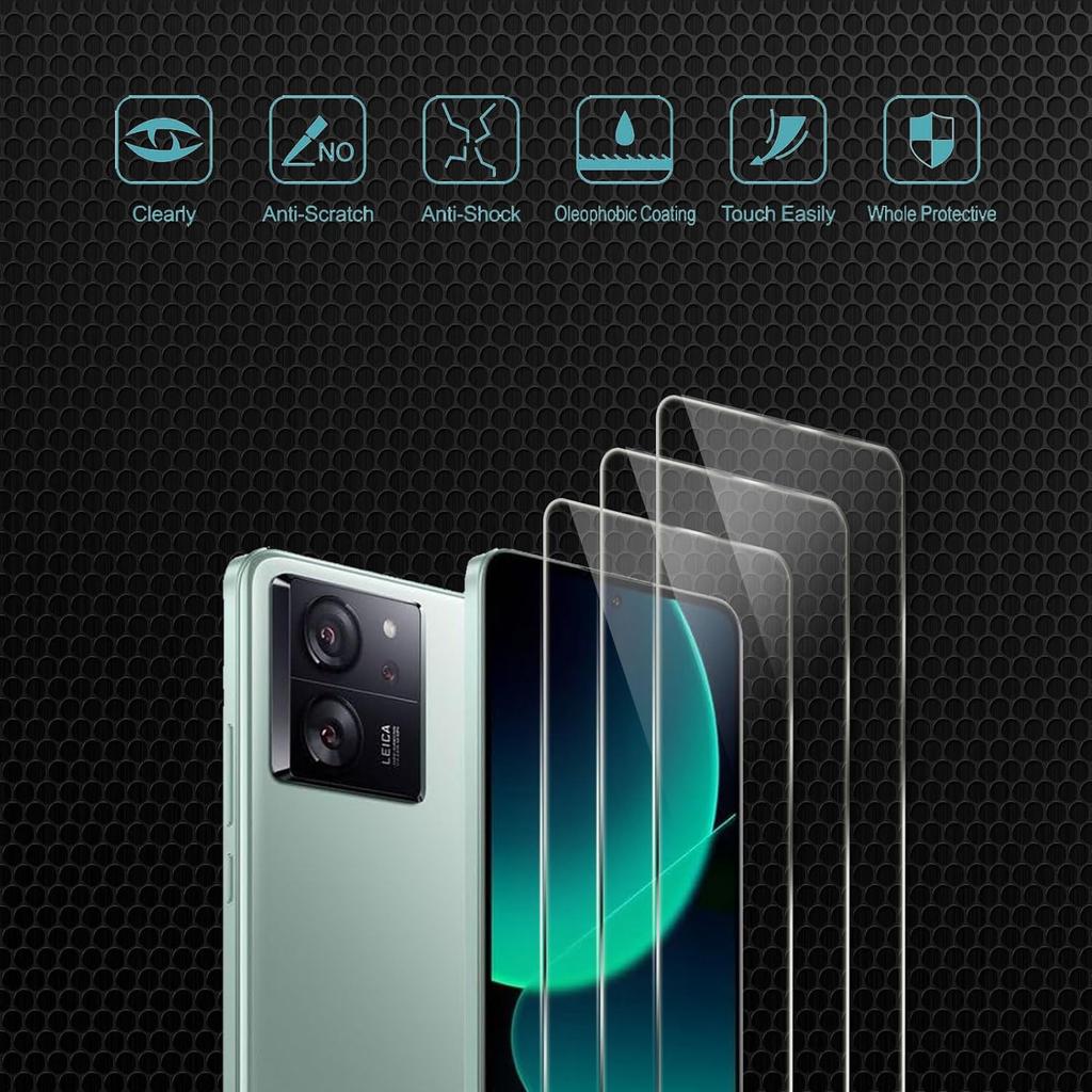 3 PCS 3PCS For XiaoMi 13 13T Pro 12 Lite 11 Lite 5G NE 11T 11i 12T Tempered Glass Glass Full Glue Clear Screen Protector
