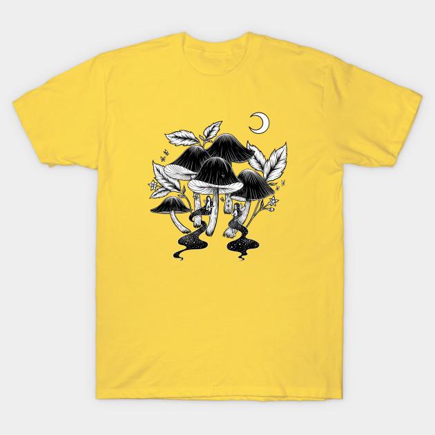 Unisex Fashion TShirt Fairies In Fungi Forest Print TShirt Plus Size S-5XL T-Shirt 100%Cotton Tops O Neck Short Sleeve Tees