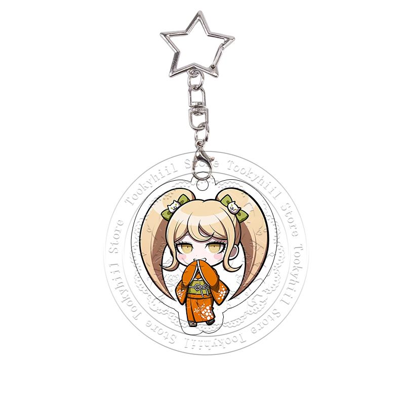 Акриловый брелок Danganronpa Токо Цумики Монокума Изысканный Студент Аниме Мультфильм Брелок для сумки Чиби Декор Аксессуары Подвеска