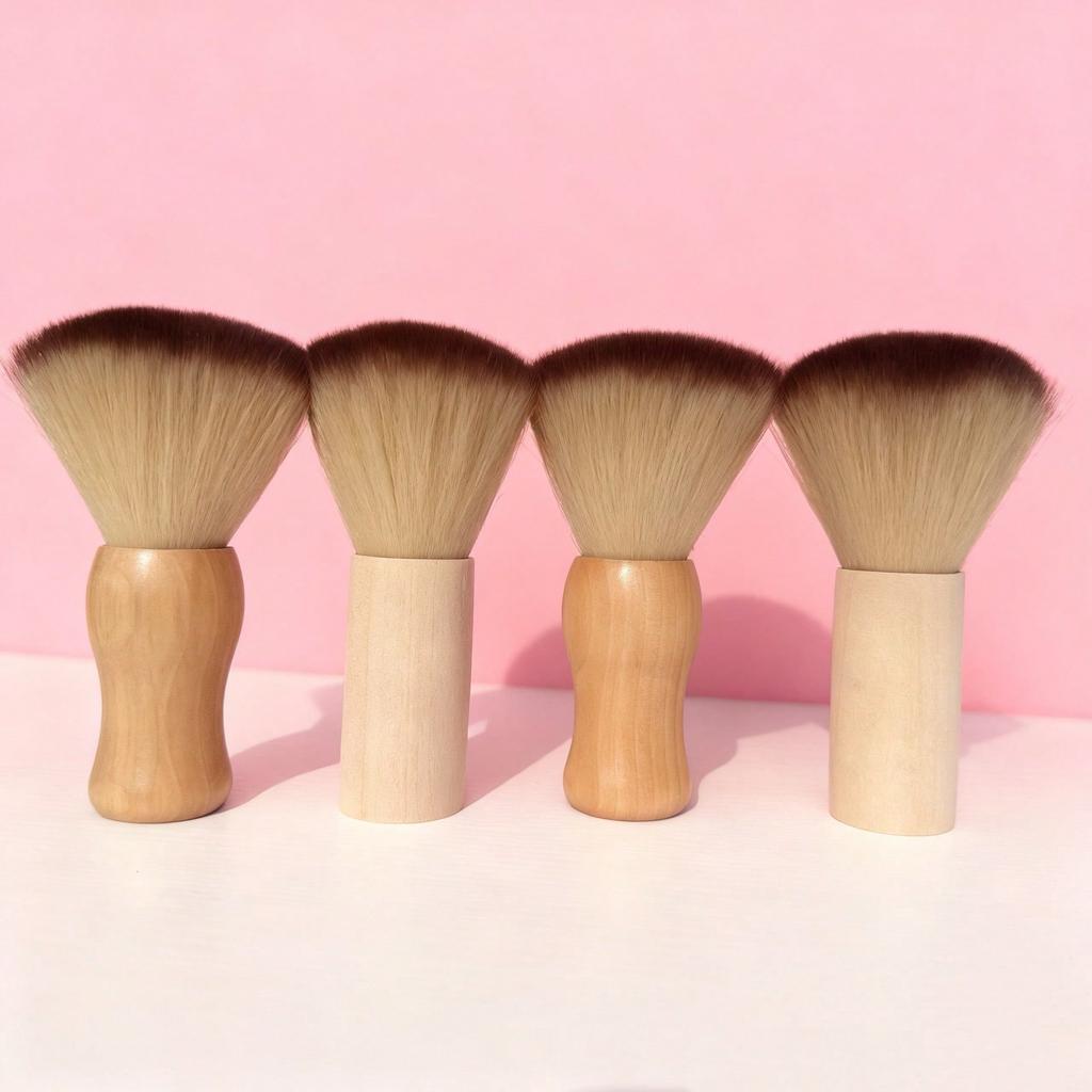 Broken hair bristles sweep large dust brush hair salon special neck broken hair cleaning brush wood brush beard brush
