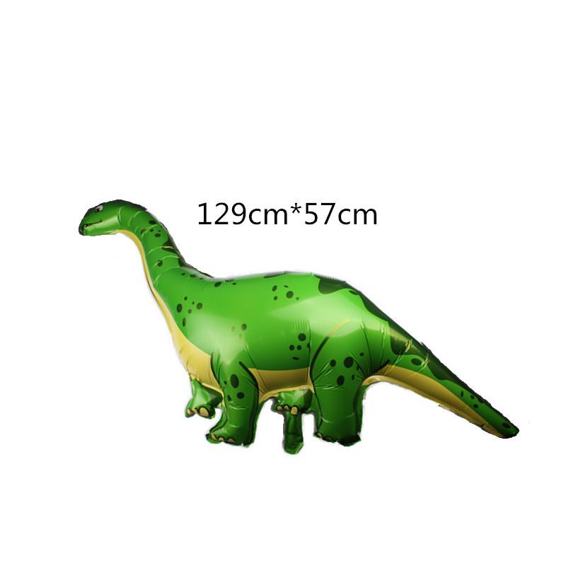 5pcs Dinosaur Aluminum Film Balloon, Triceratops Tyrannosaurus Rex Dinosaur Theme Party Decorative Balloon
