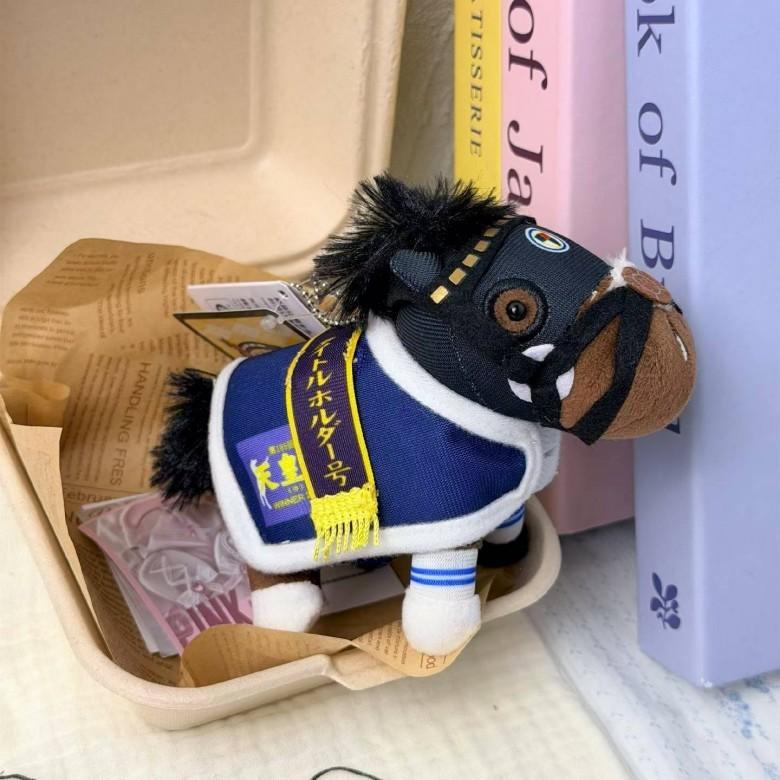 Horse Racing Collectible Plush Doll With Cartoon Design And Soft Filling For Kids And Fans