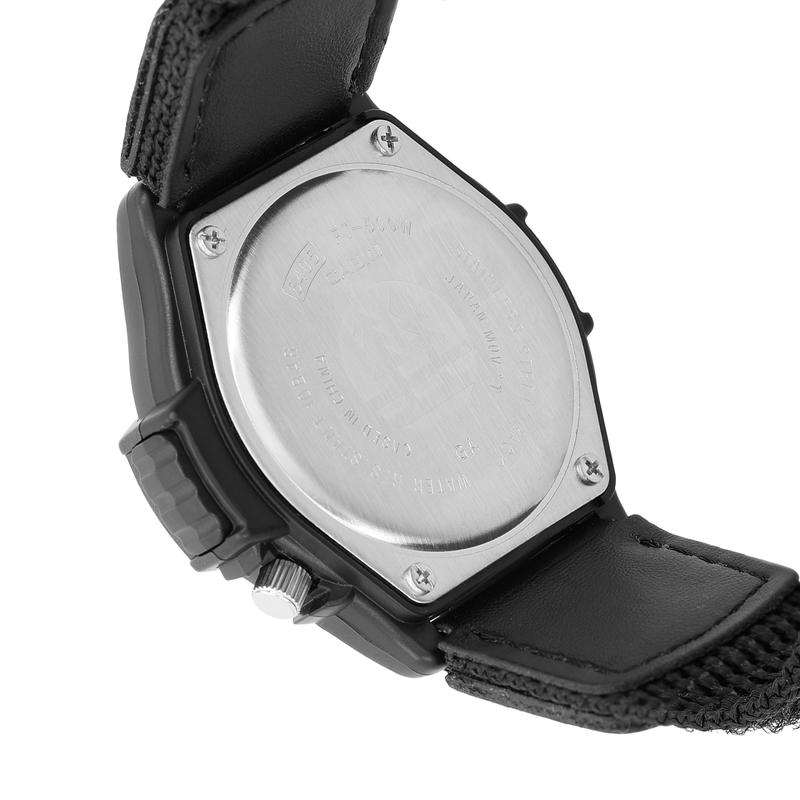 Casio Серия YOUTH-диск три стрелки ретро модный тренд отображение даты водонепроницаемый кварцевый механизм кожаный холщовый ремешок японский и корейский FT500WC-1BV