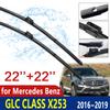 Car Wiper Blades for Mercedes Benz GLC Class X253 C253 Windscreen Brushes Car Accessories 200 250 300 220d 250d 43 63 AMG