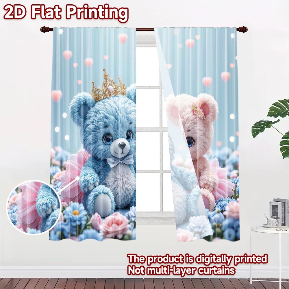 2D плотный фотофон Популярный фон для сцены Фон для гендерной вечеринки Мишка s 100% Полиэстер Декор для вечеринок и праздников Идеально для