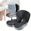 Memory Foam Breathable, Slow Rebound, Comfortable One-piece Cushion, Backrest, Integrated Back Cushion, Cushion, Chair Cushion, Car Waist Protector