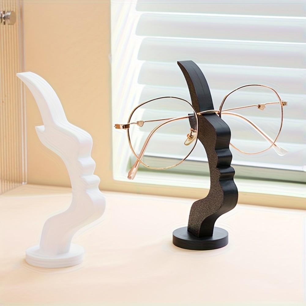 2pcs Abstract Face Design Eyeglass Holder Fashion Glasses Storage Rack for Home Office Glasses Organizer 1/2pcs Cup Holders 5