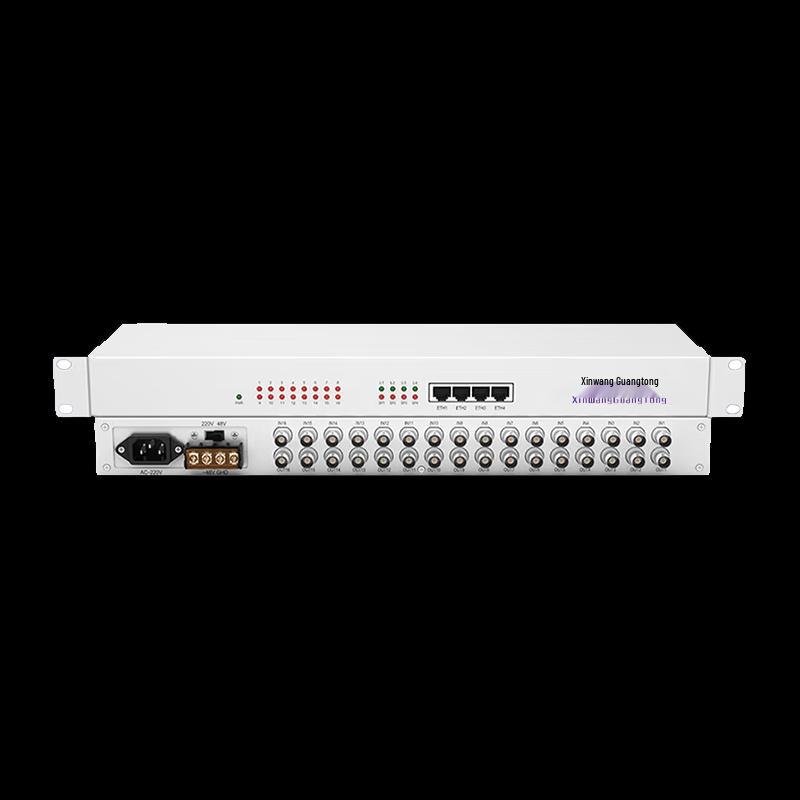 XWGT 16-Port E1 to 4-Port Ethernet Protocol Converter
