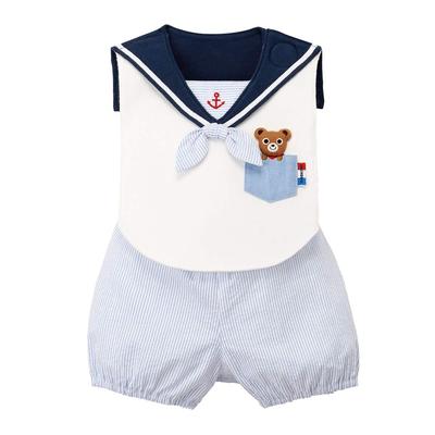 Комплект нагрудников для младенцев, подарок для младенцев, бесплатно, белый [MIKI HOUSE] Нагрудник/блумер для мальчиков, младенцев, детей, 14-7902-456 (70-90см)