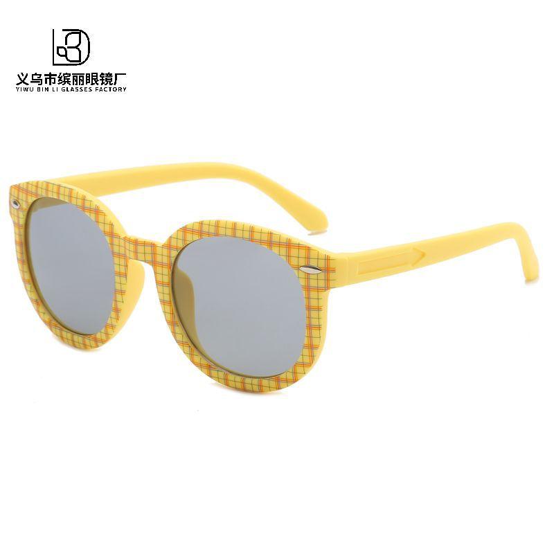 Модная сумка Цветок Детские солнцезащитные очки Защита от солнца Защита от ультрафиолета Детские очки Солнцезащитные очки для мальчиков и девочек