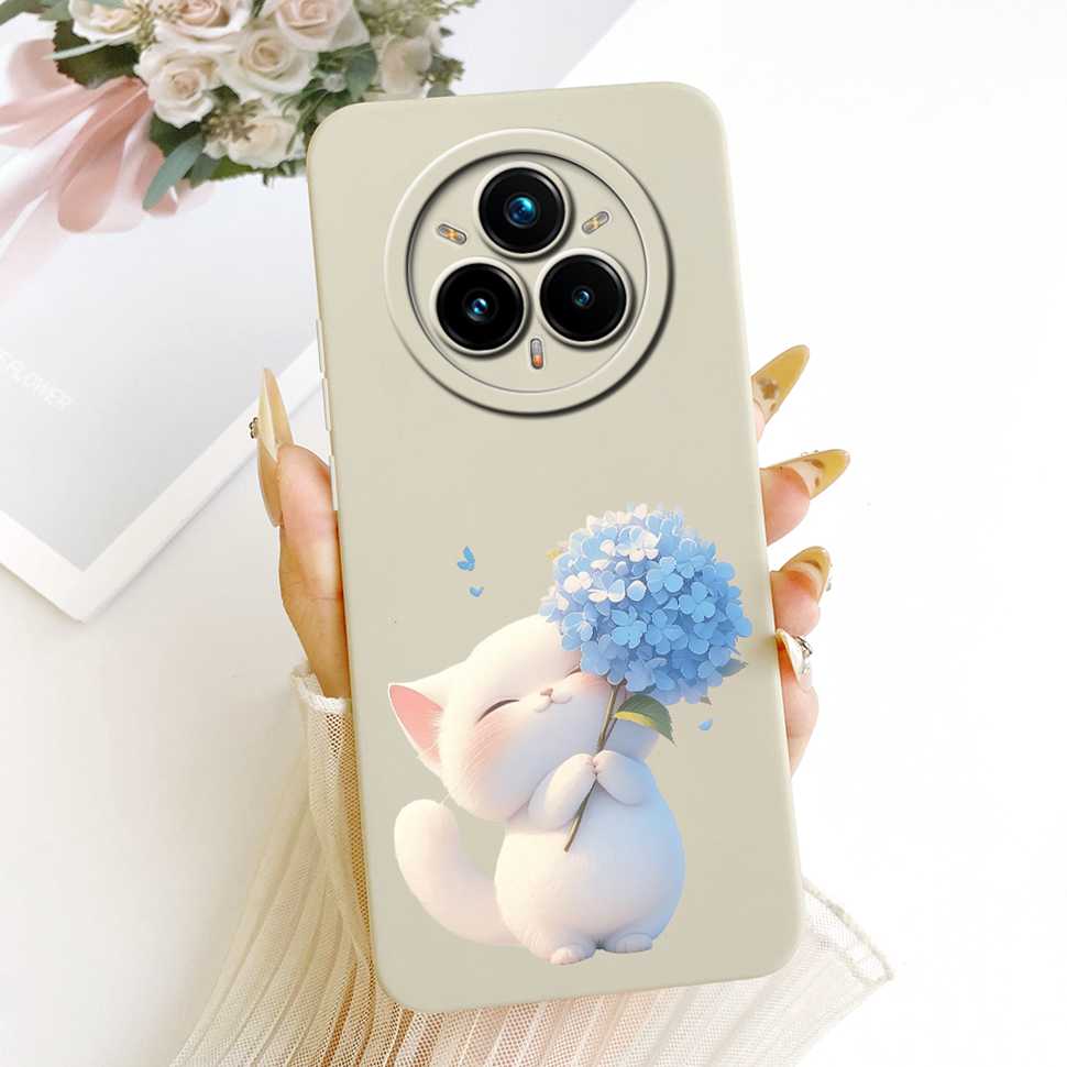 Чехол для телефона Realme 14 Pro Plus 5G Realme14Pro+ 5G Роскошный Кот Бабочка Мягкий Силикон Для Realme 14 ProPlus 2025 RMX5051 Coque
