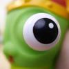 Novelty Doll Big Eyeball Pinch Keychain Simulation Snake Squeeze Ball Toys Keyring  Baby Game