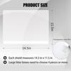 3PCS Cat Litter Box Pee Shields,Transparent Easy Clean Splash Guard for Open Top Litter Pan 14.5×11.5in- Litter Box Not Included(3PC)