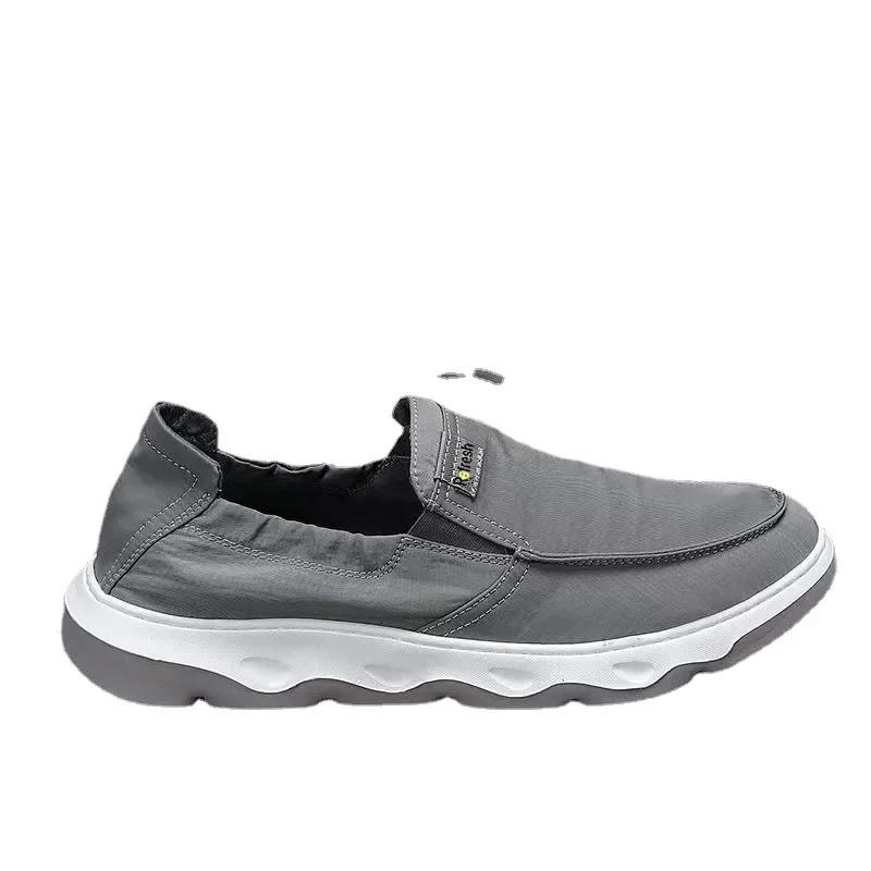 Мужская обувь, новые летние дышащие удобные кроссовки для ходьбы на открытом воздухе, классические туфли на платформе для мужчин, рабочая обувь