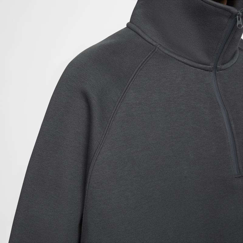 Nike Tech Futura Удобный пуловер Модная толстовка с длинным рукавом Мужская толстовка Угольно-черного цвета FZ7569-060