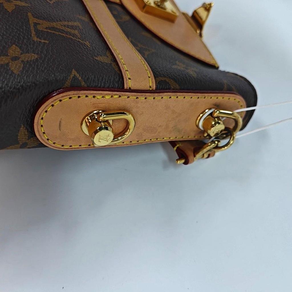 [Б/У] Дорожная сумка Classic Monogram S-Lock Съемный плечевой ремень Покрытый холст Кожа - Удовлетворительное состояние #ZQ0H3A