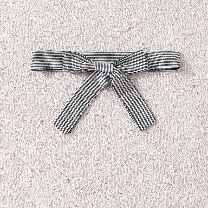 Платье для девочек Детская одежда Осень Новый стиль V-образный вырез Кружево Длинный рукав Лоскутное Полосатое Платье принцессы