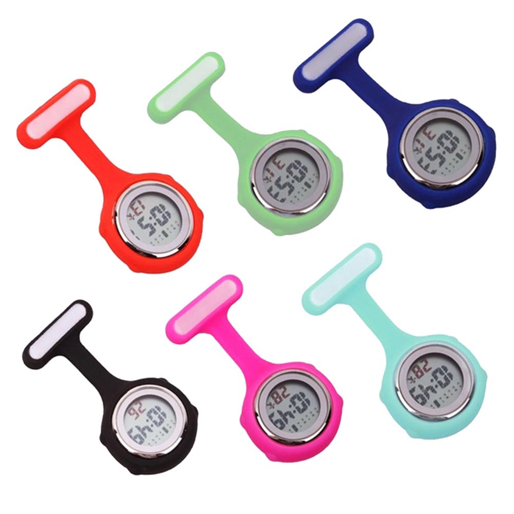 Медсестра Брошь Булавка Повесить Карманные Электрические Часы