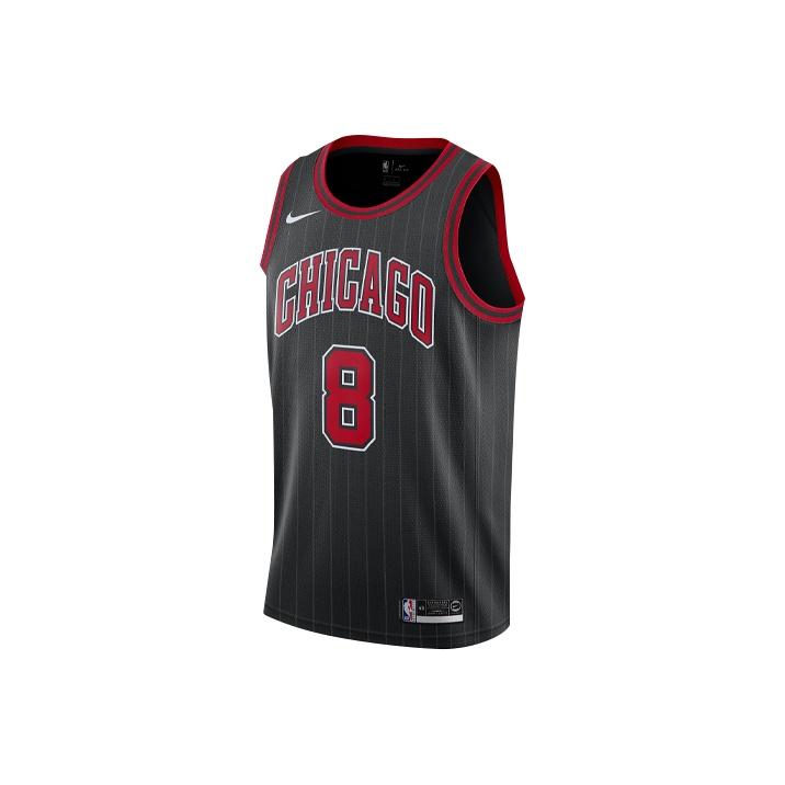 Nike Chicago Bulls Fan Edition LaVine No. 8 Basketball Jersey Men Tops Black AT9795-010