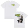 Fashion Vintage Cartoon Tshirts La Pantera Fassssilito Tour Tops Casual Print Cotton Oversized T Shirt Hip Hop Tshirt Unisex