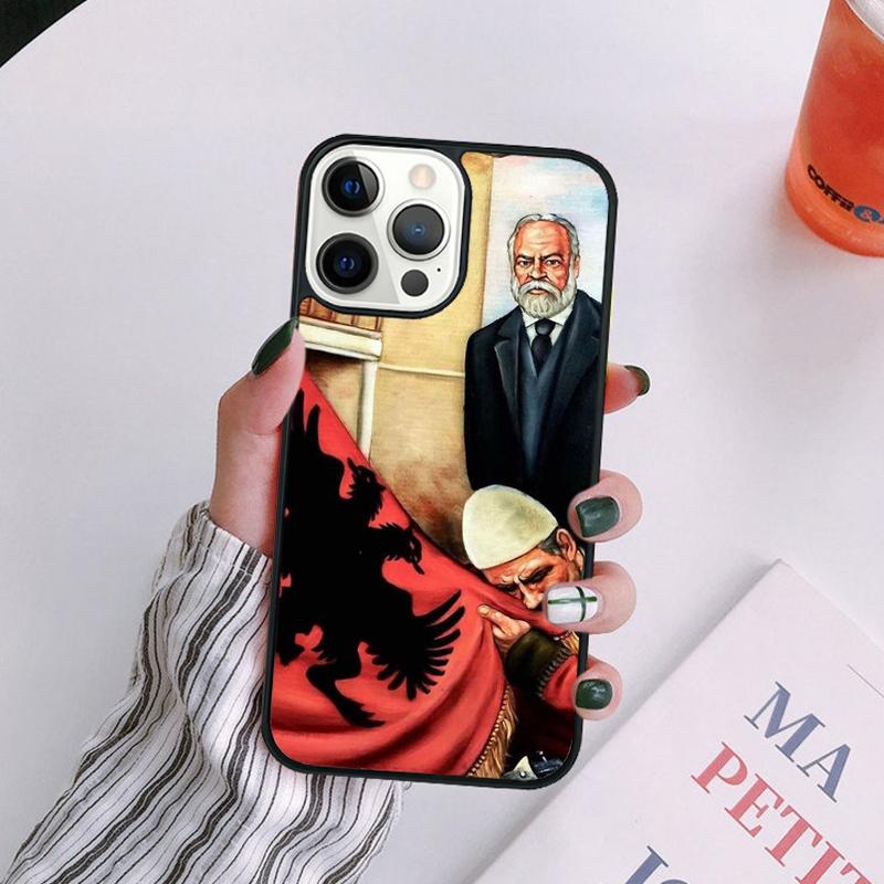 Albanian Flag Eagle Phone Case For iPhone 17 Air Plus Max Cover Shell for iPhone 17 Air 16 15 14 13 12 Pro Max