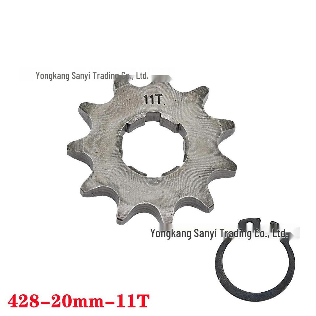 428 Type Motorcycle Engine Small Chain Sprocket, 10-19 Teeth Variable Speed Freewheel Modification Gear Parts