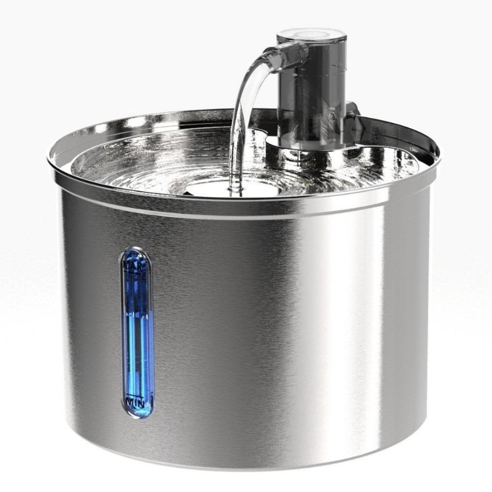 New 3L Pet Water Fountain Large Capacity Automatic Water Dispenser Efficient Filtration Stainless Cat Feeder For Dog Cat