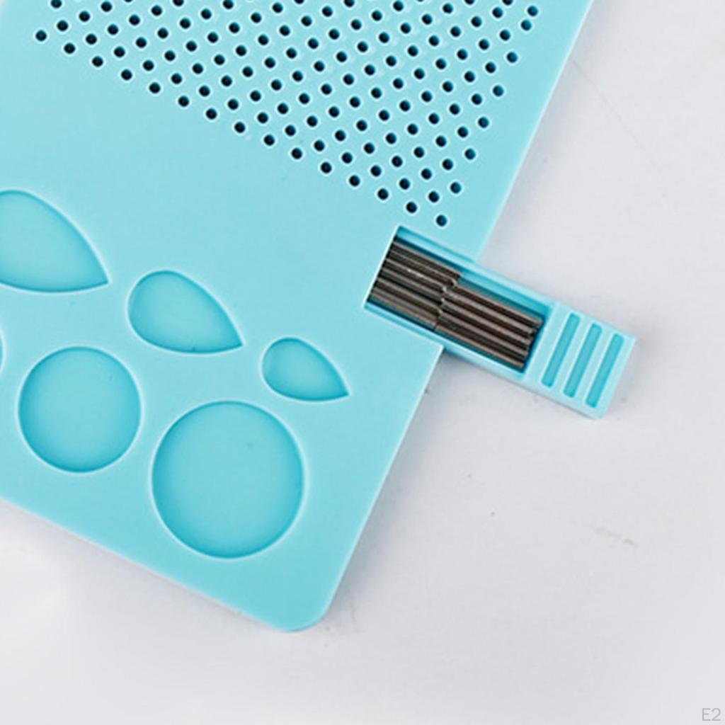 Доска для квиллинга с множеством отверстий и штырьками, для рукоделия, сетка для вязания, направляющая, хранение штырьков