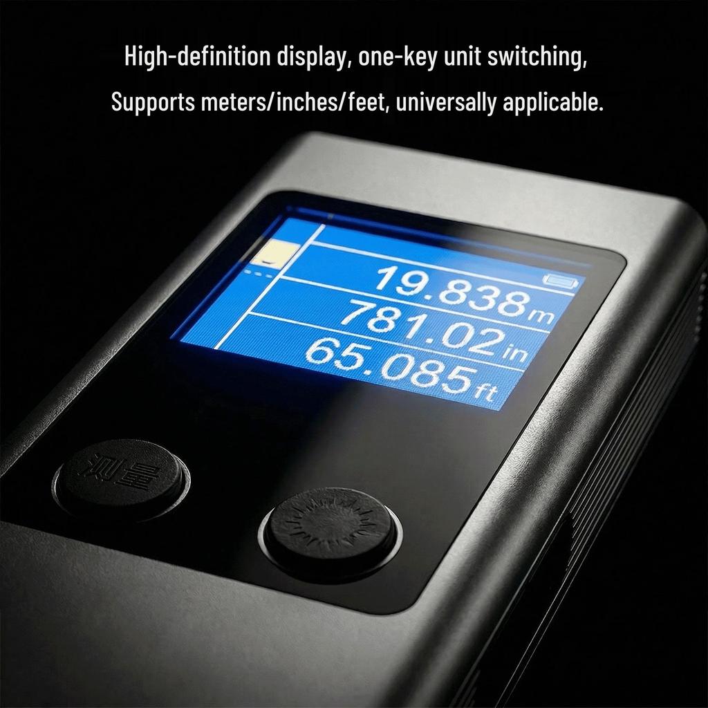 Handheld High Precision Infrared Laser Distance Meter—40m Portable Indoor/Outdoor Measuring Instrument