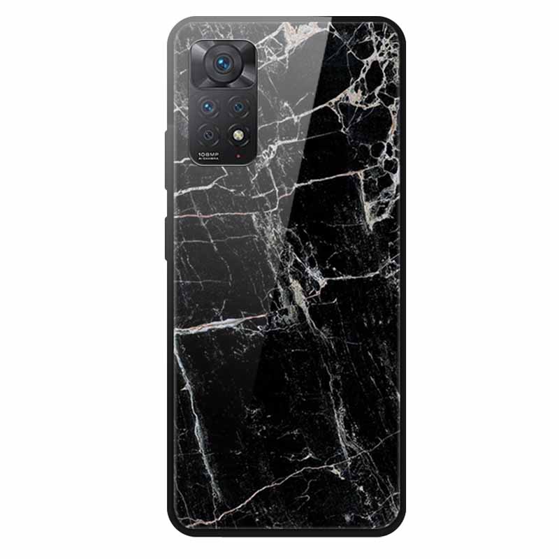 Tempered Glass Case For Xiaomi Redmi Note 12 Pro 4G Case Hard Glass Back Cover For Redmi Note 12 Pro 4G Phone Case Soft Bumper