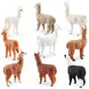 Simulation Animal Alpaca Model *** Camel Mini Desktop Decoration Static Ornament Toy