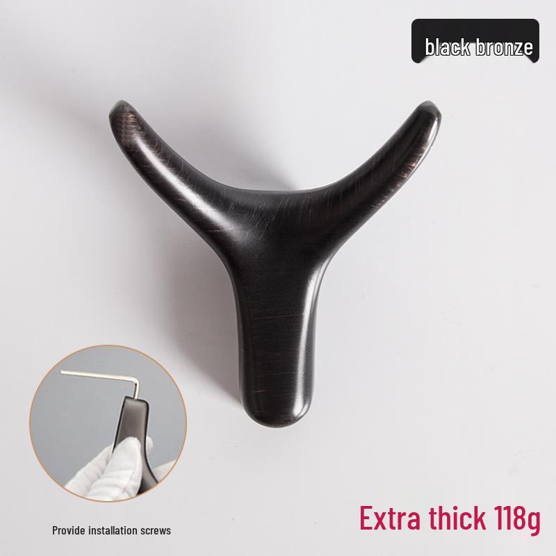 Скандинавский креативный настенный крючок для одежды из цинкового сплава в виде бычьего рога для ванной, кухни или прихожей.
