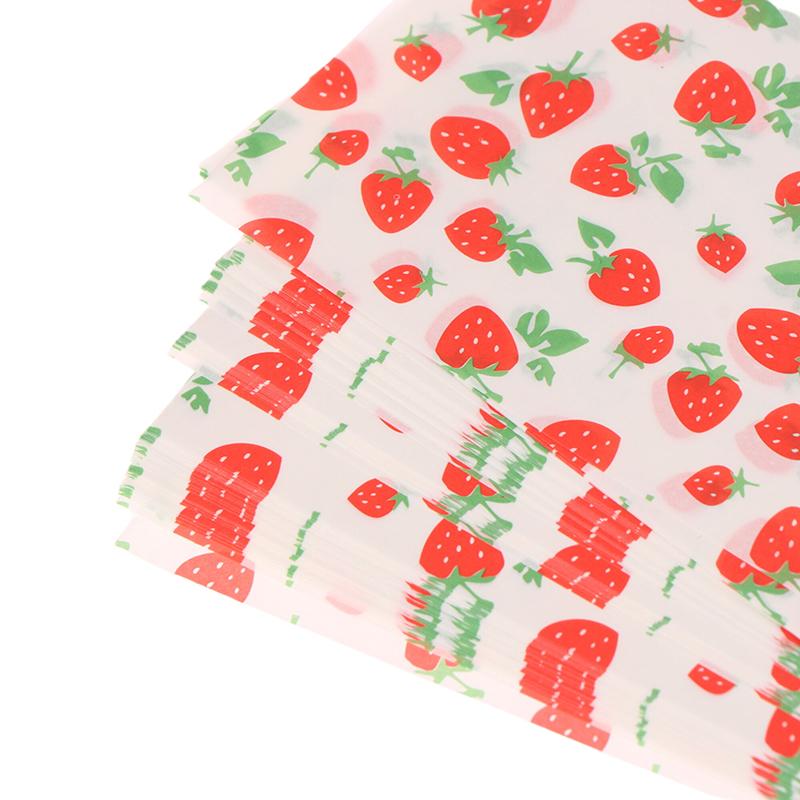 100 шт. пищевая вощеная бумага маслостойкая вощеная бумага для хлеба сэндвич бургеры картофель фри макароны упаковка кухонный инструмент для выпечки декоративная бумага