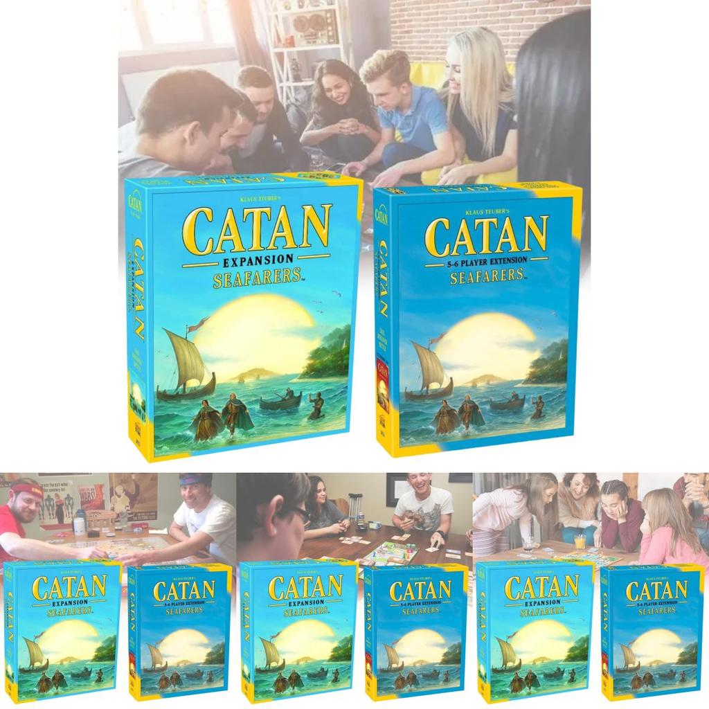Захватывающее английское издание настольной игры Catan Island 5-е издание дополнение для 5-6 игроков карточки для вечеринок