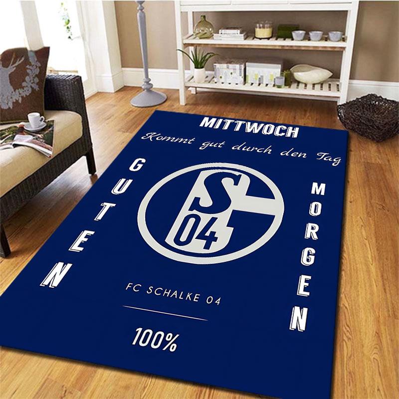FC Schalke 04 Carpet Rug for Living Room Bedroom Home Sofa Decoration,Kids play Non-slip Floor Mat