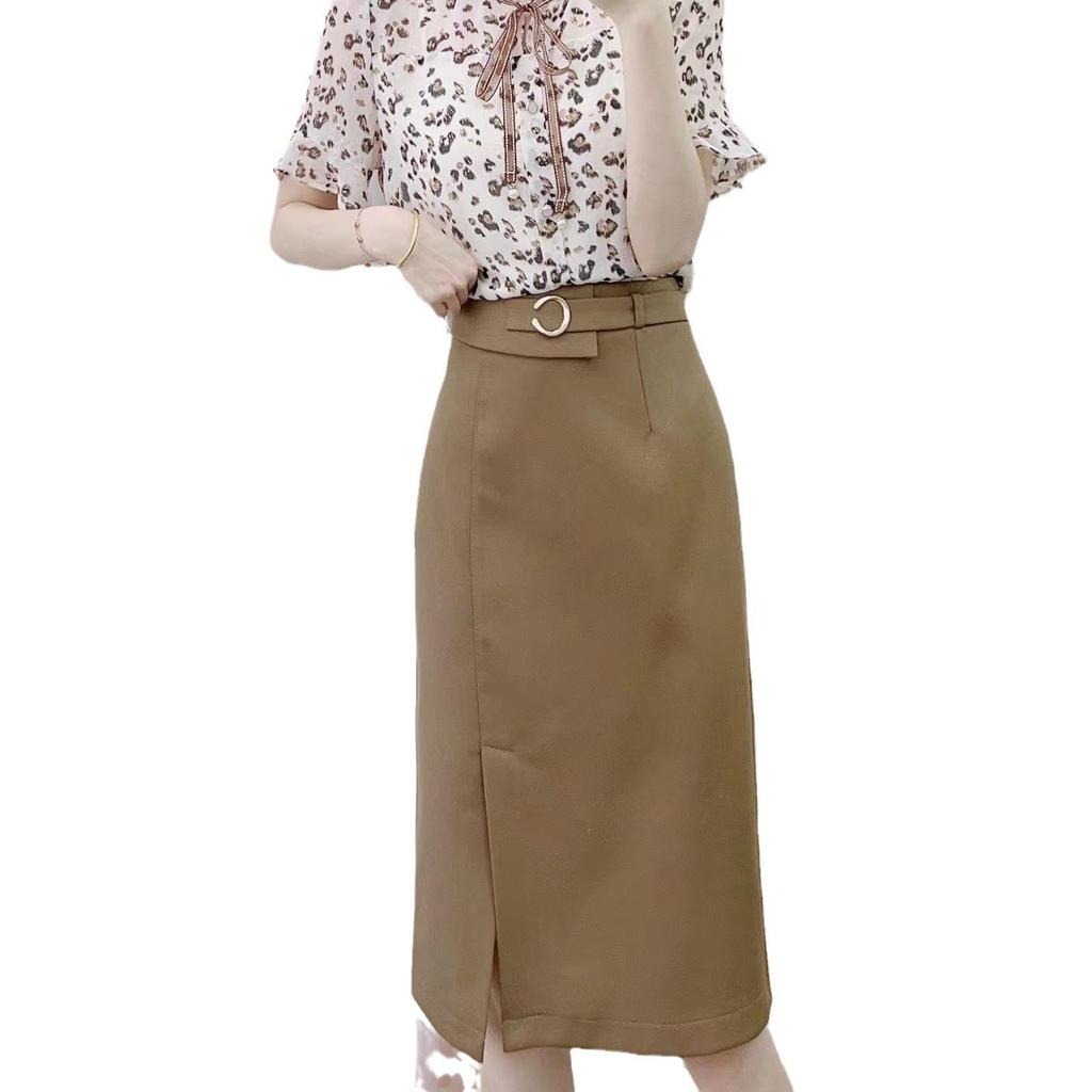 Clearance Han-Style High-Waist Skirt: Versatile & Slimming for Spring/Autumn Fashion