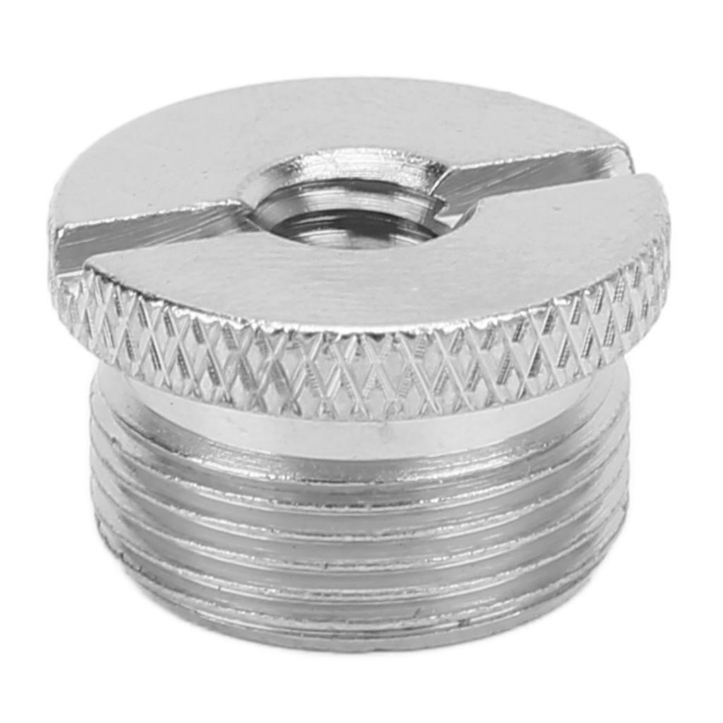 1/4 Female to 5/8 Male Screw Adapter Anodizing Trtment Durbale Mic Thrd Adapter