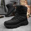 Men's Boots High Quality Hiking Boots Men's Outdoor Boots Non Slip High Top Training Boots Men's Plus Size Jungle Hunting Boots