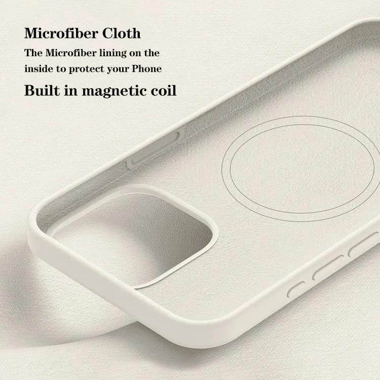Official Original Liquid Silicone Magnetic Phone Case For iPhone 17 Air 16 15 14 Plus 13 12 Pro Max 17Pro For Magsafe Soft Cover