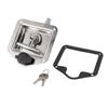 Truck Tool Box Latch Stainless Steel Flush Mount Toolbox Handle Latch Folding T Handle Lock for Home