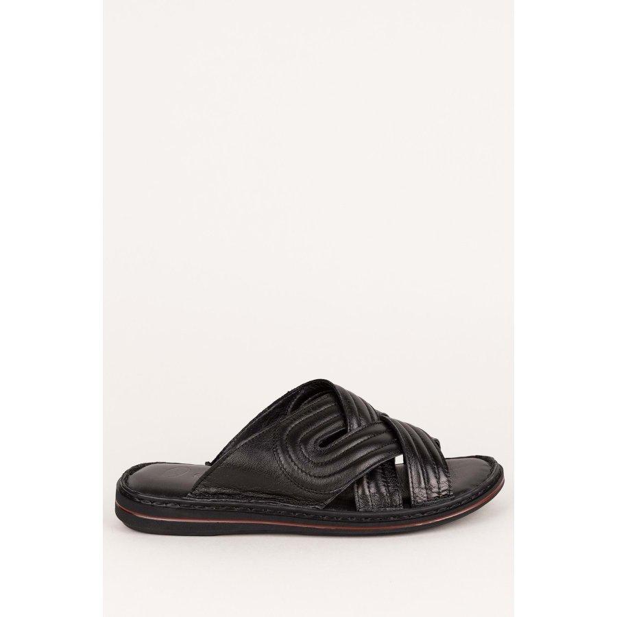 Мужские повседневные тапочки из натуральной кожи