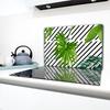 GLASS PROTECTIVE PLATE FOR STOVE 80x52 LEAVES