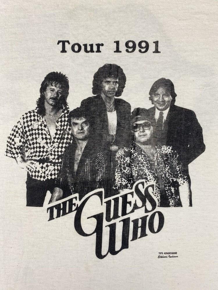 The Guess Who 1991 Tour Tshirt White Unisex T-Shirt