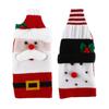Santa Clause Wine Bottle Decorative Case Cloth Wine Bottle Accessories  Wine