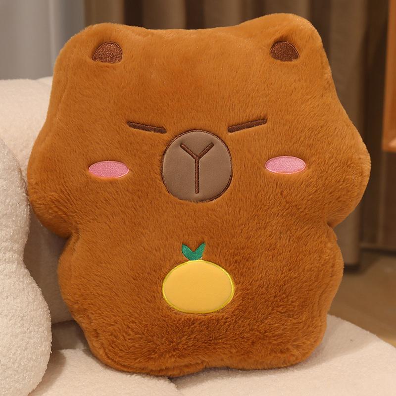 Мягкая подушка в виде милого животного, плюшевая капибара, собака, свинья, пингвин, плюшевая кавайная игрушка, милая плюшевая игрушка, кавайный милый подарок для детей