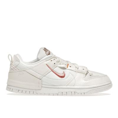 Dunk Low Disrupt 2 Женские кроссовки цвета слоновой кости кремовые с парусом Light-Madder-Root DH4402-100