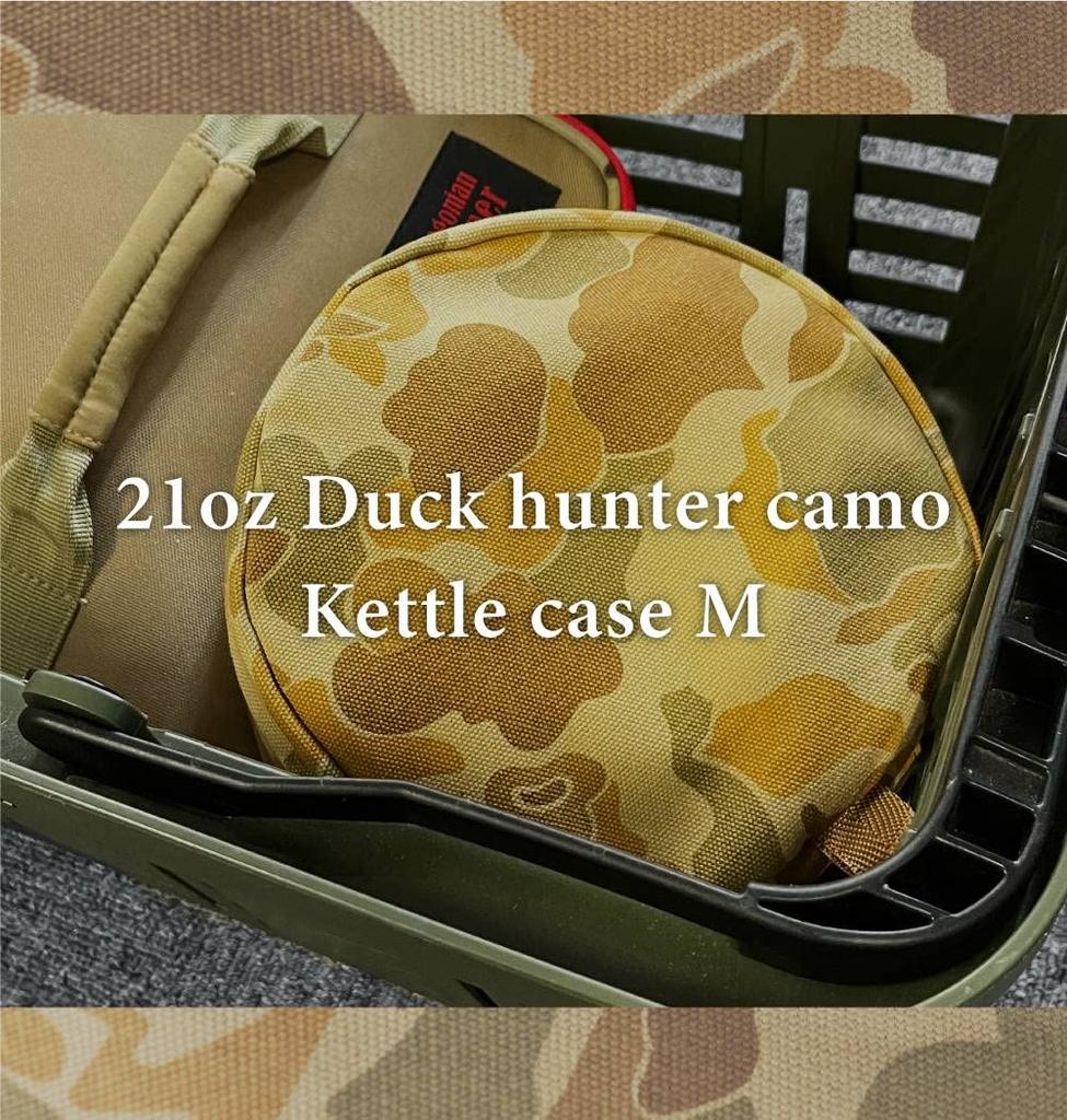DUCKNOT 21oz Duck Hunter Camo Kettle Case M Storage Case Cooker Storage Tableware Container Made in Japan Hunter (Утиный камуфляж)